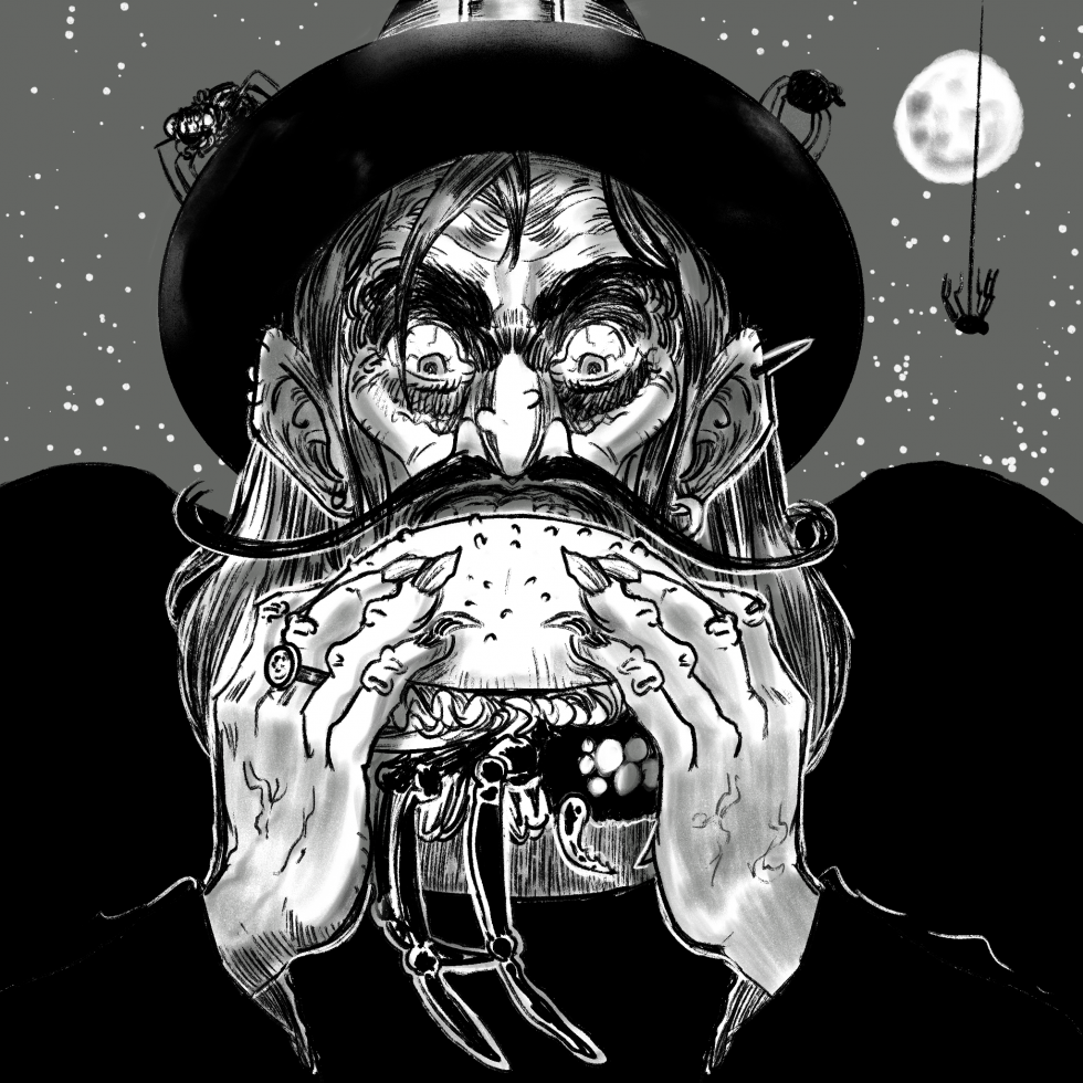 Illustration pour Inktober 2023 - Spider - By Black Yeti