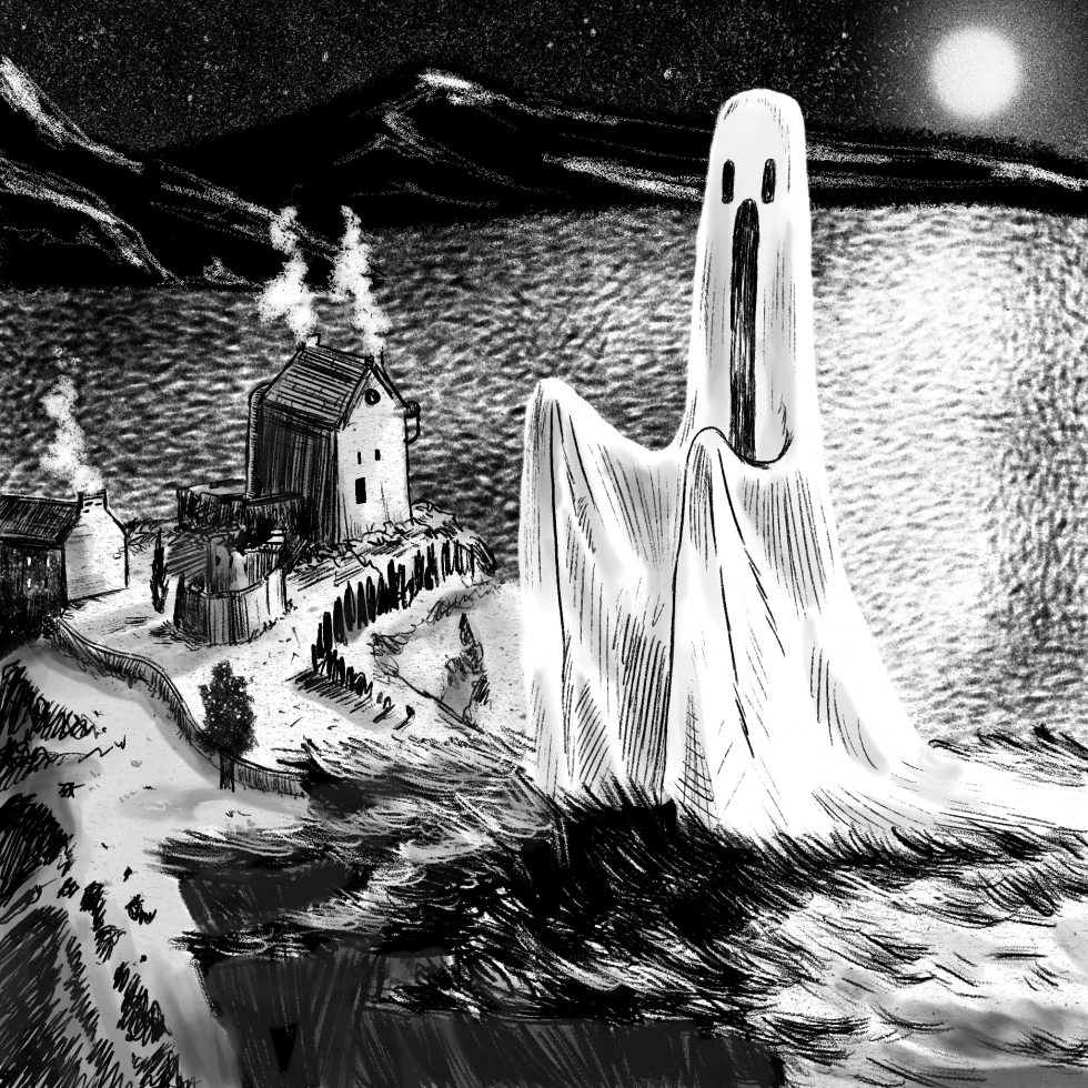 Illustration pour Inktober 2023 - Wander - Day 11 - By Black Yeti