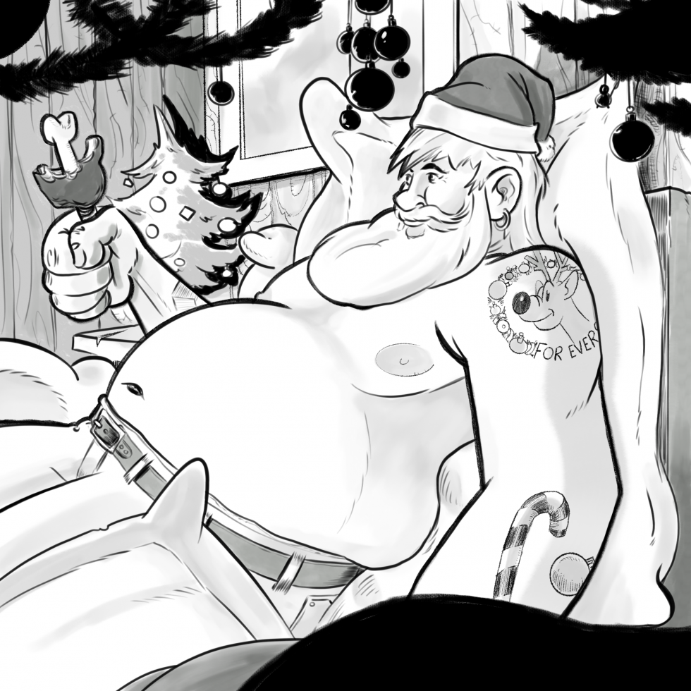 Illustration pour Inktober 2023 - Plump - By Black Yeti