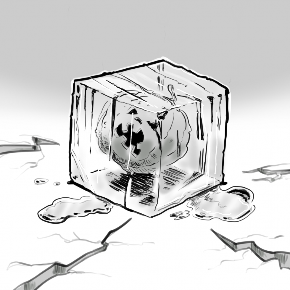 Illustration pour Inktober 2023 - Frost - Day 20 - By Black Yeti