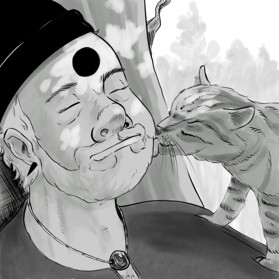 Illustration pour Inktober 2023 - Scratchy - Day 22 - By Black Yeti