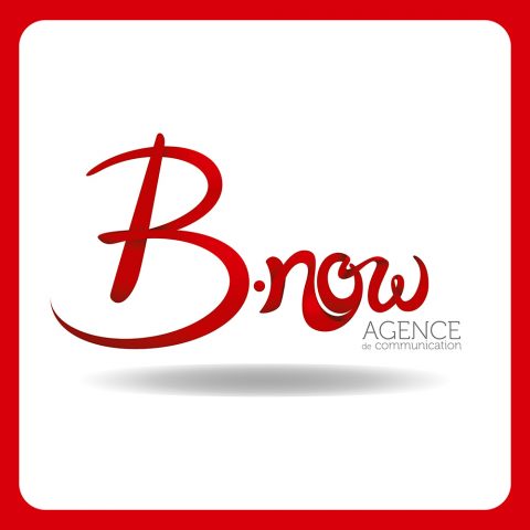 Logotype réalisé avec Adobe Illustrator pour l'agence de communication B now