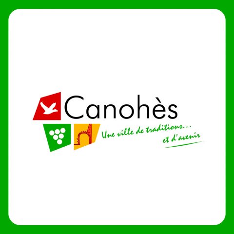 Logotype de la ville de Canohès créé lors de mes années 
