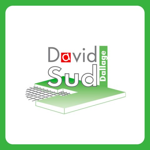Logotype réalisé pour l'entreprise David Sud Dallage