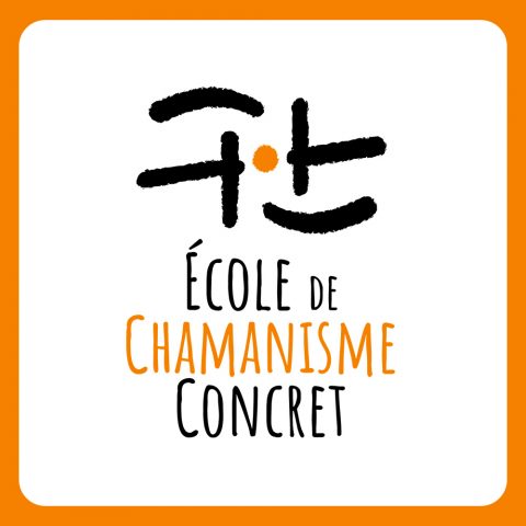 Logotype réalisé pour L'école de chamanisme concret de John PEIREMANS