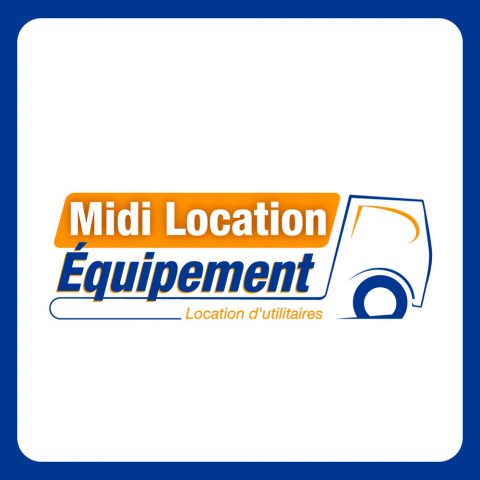 Logotype réalisé pour l'entreprise Midi Location Equipement